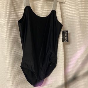 Cheryl creations silver strap bathing suit.